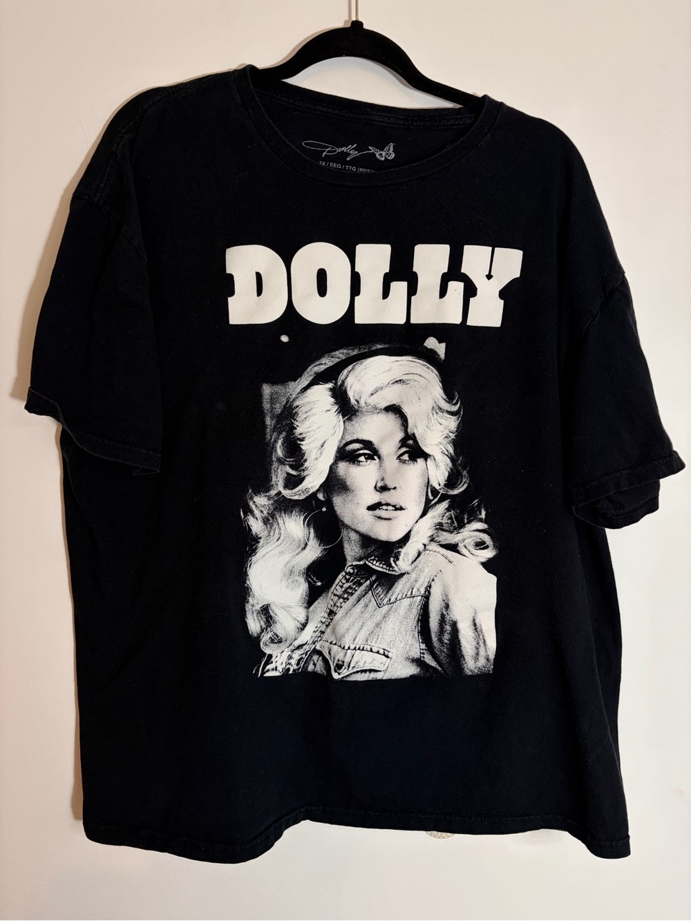 DOLLY Dolly Parton Black Graphic Tee - Women's Top 2x